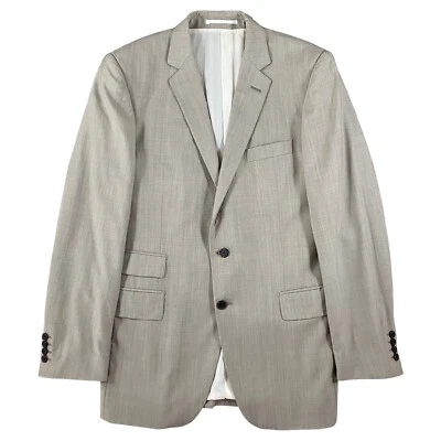 Chaqueta Blazer Gris Gieves & Hawkes Lana 2 Botones Para Hombre Talla 40L Foto 1 de 4