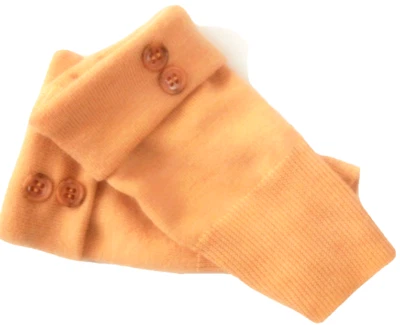 ПЕРЧАТКИ БЕЗ ПАЛЬЦЕВ ОРАНЖЕВЫЕ МЕРИНОСОВАЯ ШЕРСТЬ КАШЕМИР ОДИН РАЗМЕР S - M - L ВАРЕЖКИ ЗИМНИЕ - Изображение 1 из 2