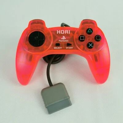 Hori Controller Orange Clear For Sony PlayStation 1 PS1 - Image 1 of 3