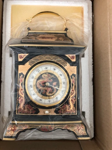 Franklin Mint  Legend Of The Dragon Clock Cover