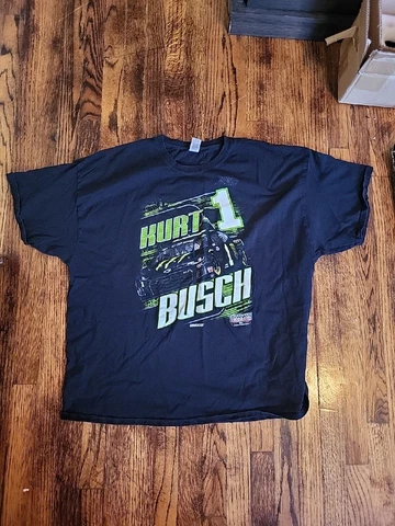 Kurt Busch Nascar #1 Black T-Shirt 2018 Chip Ganassi Racing 3XL Needs Cleaning Cover