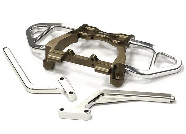 Machined Front Bumper Guard + Bull Bar for Axial Wraith 2.2 AX80077 AX80082 - Image 1 of 1