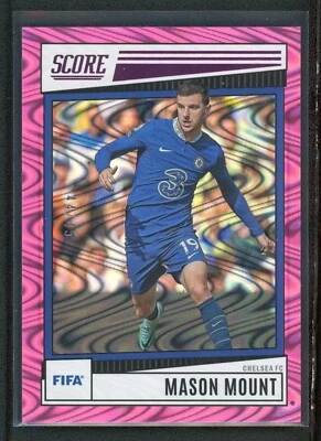 2022-23 MASON MOUNT 44/45 PANINI SCORE FIFA BLACK PINK RAY WAVE - Image 1 of 2