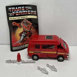 1984 G1 Transformers IRONHIDE Figure Hasbro Takara Near Complete Miss 1 Missile - Picture 1 of 24