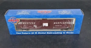 Atlas 6534-1 O Scale S.D. Auto Parts Western Maryland 60' Box Car 3-Rail New - Picture 1 of 9