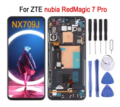 AMOLED Display LCD Screen Touch Digitizer + Frame For ZTE nubia RedMagic 7 Pro - Image 1 of 4