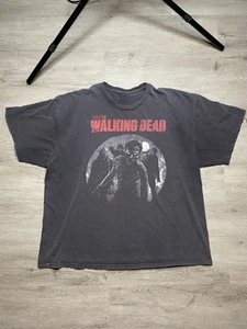 Camiseta The Walking Dead 2012 XL Promo Camiseta Gráfica Desteñida por el Sol Negra Envejecida - Imagen 1 de 6