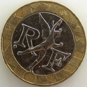 Genius 10 Francs - Copper-Nickel - F - 1990 - France - Coin [EN] - Picture 1 of 3