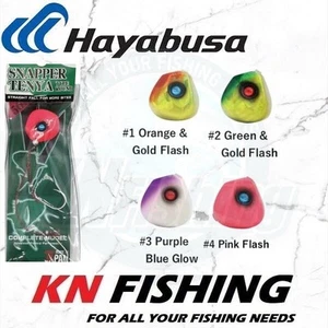 HAYABUSA HITOTSU TENYA SNAPPER EX171 Tai Rubber Fishing Jigs 75gr 93gr - Picture 1 of 7