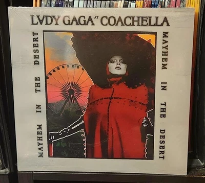 NEW! LADY GAGA AT COACHELLA* MAYHEM IN THE DESERT* 2LP COLORED VINYL LP  - Image 1 of 4