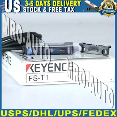 KEYENCE FS-T1 Fiber Optic Sensors FST1 New In Box One US Free TAX  US Free TAX - Image 1 of 3