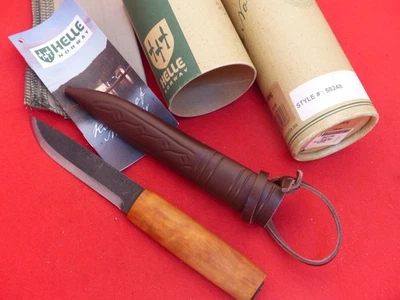 Helle Knives Norway Viking Fixed Blade Knife (4.25" Two-Tone) #96 new - Image 1 of 4