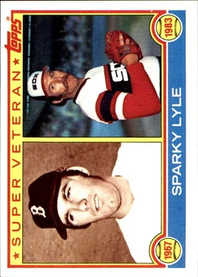 Sparky Lyle 1983 Topps #694 ENVÍO GRATUITO AutographDen Foto 1 de 2