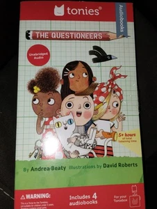 New Tonies The Questioneers Audiobooks 4 Pack Book Series Audiocards 5+ Hours - Picture 1 of 3