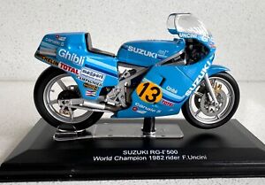 ~ ITALERI - Scale 1:22 Suzuki RG-R 500cc World Champ 1982 Rider F. Uncini ~