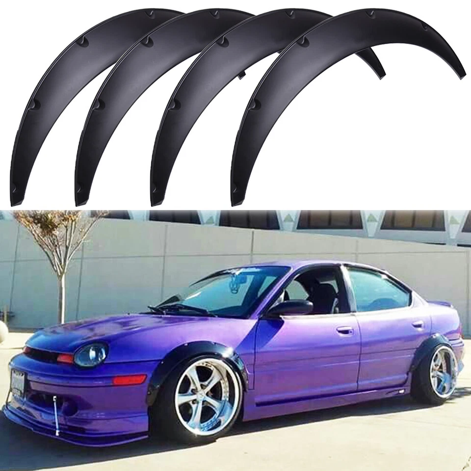 Arcos de rueda extra anchos extensión guardabarros 4,5" para Chrysler Neon 1995-2002 Foto 1 de 4