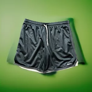 Vintage Nike Mens Medium Travis Scott Mini Swoosh Striped Piping Mesh Shorts - Picture 1 of 8