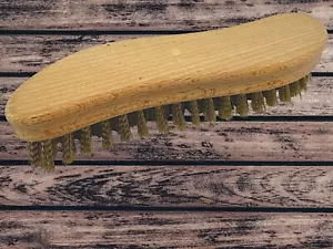 MESSINGBÜRSTE PARKETTBÜRSTE DRAHTBÜRSTE BRASS POLISHING POLIERBÜRSTE BRUSH METAL - Bild 1 von 10