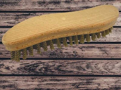 MESSINGBÜRSTE PARKETTBÜRSTE DRAHTBÜRSTE BRASS POLISHING POLIERBÜRSTE BRUSH METAL - Bild 1 von 4