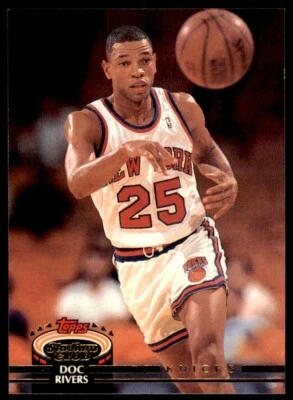 1992-93 Stadium Club Doc Rivers New York Knicks #241 - Image 1 of 2