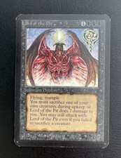 Alpha Lord of the Pit - MTG - Rare - Great Condition