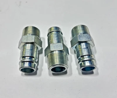 (3) DQZ Steel 3/4" MPT x 1/2" Body Size Air Chief Industrial Male Threaded Plug - Image 1 of 4
