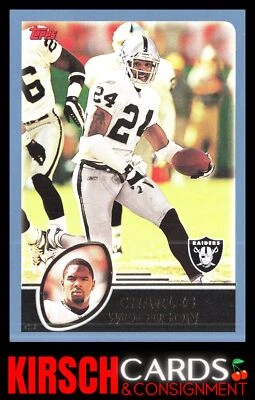 Charles Woodson 2003 Topps #184 Oakland Raiders - Image 1 of 2