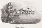 Romanshorn Kt. Thurgau Original Lithografie Pecht 1832