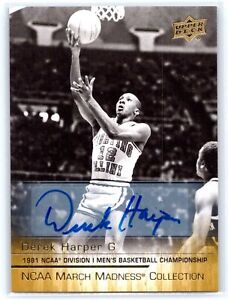 Derek Harper 2014-15 Upper Deck NCAA March Madness #DH-1 Auto