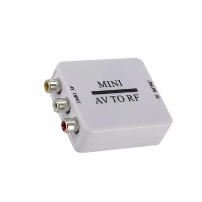 Video Converter RCA/Composite A/V To RF/Coax/Coaxial Converter RF Modulator AV 2 - Image 1 of 4