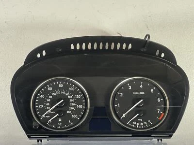 Medidor de velocímetro usado serve: 2009 Bmw 528i cluster MPH EUA mercado grau A - Imagem 1 de 4