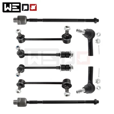 8X Barra de amarre estabilizadora delantera trasera de entrada y salida para Infiniti QX4 Nissan Pathfinder Foto 1 de 4