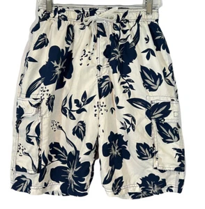  Kanu Surf Boys Cargo Board Shorts Swim Trunks - Hawaiian - Size Large - Picture 1 of 8