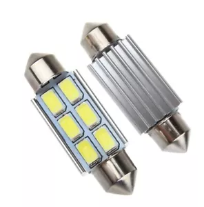 VAUXHALL VIVARO VAN RENAULT TRAFIC BOMBILLA INTERIOR LED BLANCA 6 36mm - Imagen 1 de 6