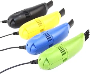 Mini USB Vacuum Cleaner Keyboard Computer Cleaner for Car or Home (Random Color) - Picture 1 of 9