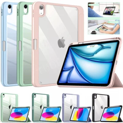 Hülle für iPad 10 9 8 7 6 5 Gen Air 5 Air 4 Pro 11 Tasche Cover mit Stifthalter - Bild 1 von 4