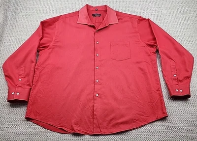 Camisa de vestir Geoffrey Beene calce clásico de negocios para hombre 18,5 x 34/35 sin planchar Foto 1 de 4