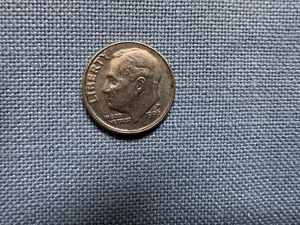 1996 P Dime Error Misaligned Strike Coin Free Shipping - Picture 1 of 3
