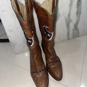 Houston Texans Damen braune Lederstiefel Größe 9 B - Bild 1 von 13