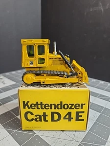1980's NZG diecast 1/50 Caterpillar CAT D4E Bulldozer #205 made in W. Germany - Picture 1 of 24