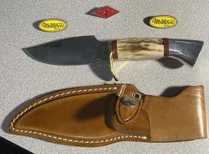 Custom Western Westmark Stag 703 Knife With Original Sheath New Beautiful Knife - Picture 1 of 13