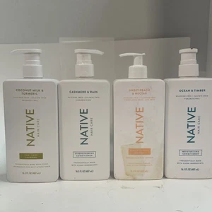 Native Shampoo, (2) Conditioner, Lotion Lot Coconut, Cashmere, Peach, Ocean Timbe - Bild 1 von 5