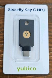 Yubico Yubikey FIDO security key Type C - NFC Authentication New Sealed - UK - Photo 1/2