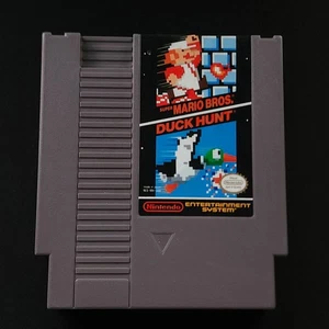 Super Mario Bros / Duck Hunt Nintendo Entertainment System 1985 NES auténtico - Imagen 1 de 7