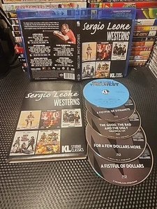 Sergio Leone Westerns Blu Ray, Kino Lorber Classics, 5 Movies, Clint Eastwood - Picture 1 of 24