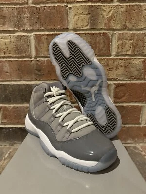 New 6.5Y Nike Air Jordan 11 Retro GS Cool Grey Basketball Shoes 378038-005 Youth - Image 1 of 4