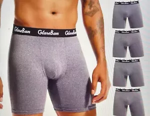 Men's Mid-Long Gray Boxer Shorts (set of 4) XXL (42) - Picture 1 of 1