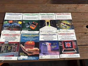 Lot of 8 Computers & Electronics Magazine 1980-1983 bio feedback  networks - Picture 1 of 9