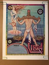 Libra Original Vintage Poster Astrology Sign 1970s Pin-up Art Zodiac Pro Arts