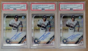 2019 Bowman Chrome Mega Box Seth Beer Mojo Refractor AUTO PSA 10 3x RC card lot - Picture 1 of 1
